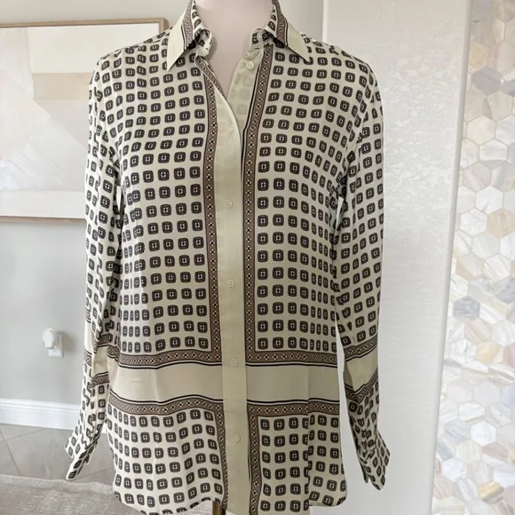 NWT Jules classic-fit shirt in foulard print - Picture 3 of 5